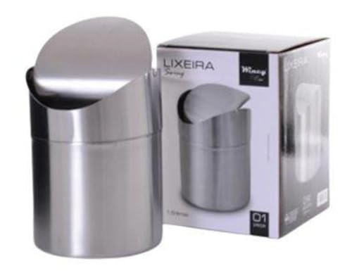 Mini Lixeira Basculante Inox Swing