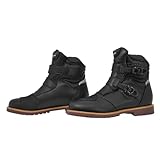 [KOMINE] 2025モデル BK-0975 WPアドベンチャーショートブーツ バイク用 防水 シフトパッド ラチェットバックル Black 27