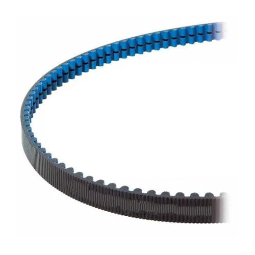 Courroie D'entraînement Vélo De Piste À Courroie Centrale En Fibre De Carbone Trapézoïdale(120T Blue)