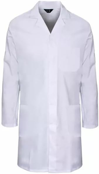 – Multipurpose White Coat, Lab Coat, Nurse Coat, Hospital and Clinic Staff Coat (S)