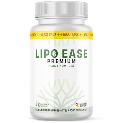 Lipo Ease Premium Kapseln | Ideal begleitend für dein Ziel | für Männer & Frauen | Inhalt 90 Kapseln