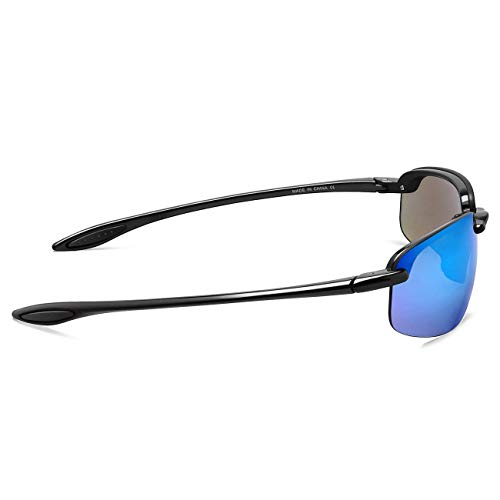 Image of JULI Sports Sunglasses for Men Women Tr90 Rimless Frame for Running Fishing Baseball Driving MJ8001