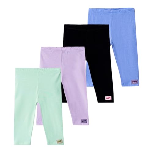 Image of Kidddio Premium Baby & Toddler Capri Leggings - Soft Cotton Blend, Durable & Perfect for Every Adventure