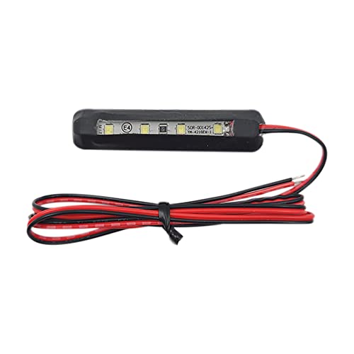 Bar Autotech Waterproof Led Rear License Plate Tag Lights Backup Reverse Lights For Bike Vehicles Car Motorcycle Scooter (White) #TOP1