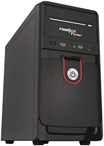 Frontech Computer Cabinet Flicker microATX.µATX, Supports only microATX Motherboard is 9.6 × 9.6 inches (244 × 244 mm)