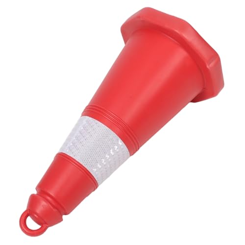 Ciieeo Cono de Tráfico Reflectante de Seguridad con Base Ancha Señalización Resistente y Visible para Actividades de Construcción y Estacionamiento