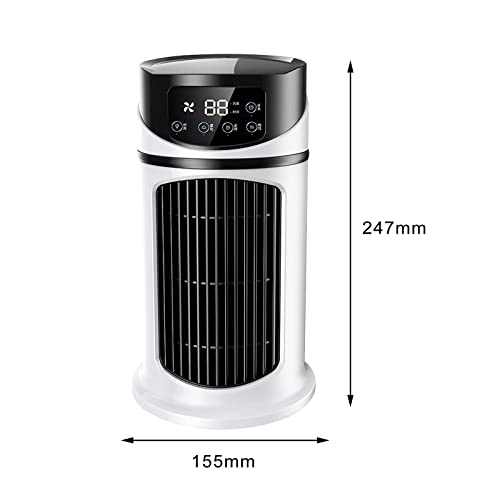 Image of CALANDIS Air Conditioning Fan USB Portable Air Conditioner for Dorm Desk Office White | Portable Fans | Heating, Cooling & Air | Home Improvement