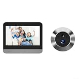 Axorafow Spioncino digitale con monitor da 4,3 pollici, 1080p HD, sensore di movimento PIR, 5000 mAh, vista grandangolare, wireless, WiFi, spioncino per la sicurezza domestica