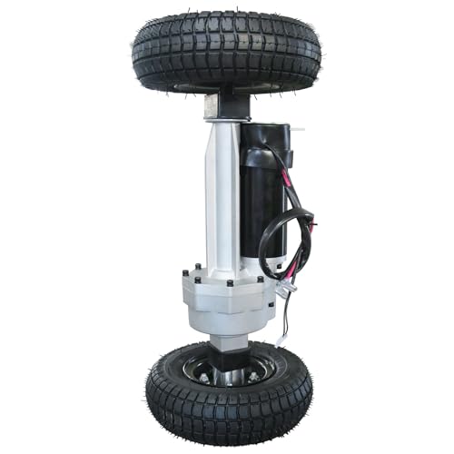 ICONSPORTSS 24V 350W Electric Brush Motor Transaxle Differential with Rear 9x3.50-4 4-Ply Tire Wheel Set for E-Bike 4 Wheeler Go Kart Wheelchair Mobility Scooter, Electric Trolley Cart, Tricycles