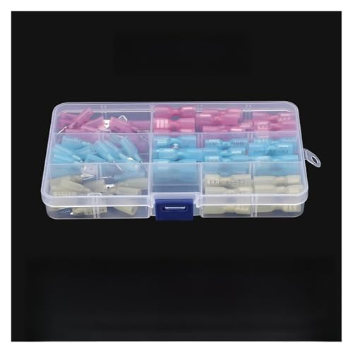 Cosses à sertir thermorétractables isolées mâle et femelle en lot de 100