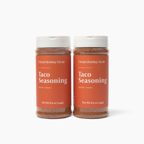 Clean Monday Meals Taco Seasoning Mix — Herb Blend for Meal Prep