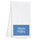 Lantern Press Myrtle Beach, South Carolina, Springmaid Pier, Saltwater Heals Everything, Simply Said (100% Cotton Tea Towel, Decorative Hand Towel, for Kitchen and Home)