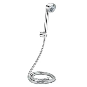 Johnson Myst Hand Shower with 1.5mt Hose & Hook| Rain flow Handheld Round Shower| High-Pressure ABS Material Anti-Corrosion Single Flow Hand Shower| 1 Year Warranty| (S0217CAMZ- Chrome)