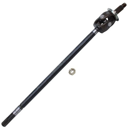 Detroit Axle - Front Right Axle for 2003 2004 2005 2006 2007 2008 Dodge Ram 2500 3500 Passenger Side Axle Assembly w/U-Joint Replacement