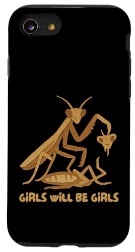 Girl Will Be Girls Prayer Mantis �O���t�B�b�N �X�}�z�P�[�X iPhone SE (2020) / 7 / 8 �p