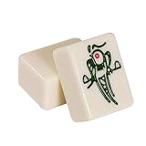 Diese chinesische Mahjong-Set ist ein Set Mahjong Standardgröße, dass Stücke von chinesischen Regeln, nicht amerikanischen / westlichen Regeln, so dass es keine Joker Fliesen oder arabischen Ziffern Markierungen enthält.