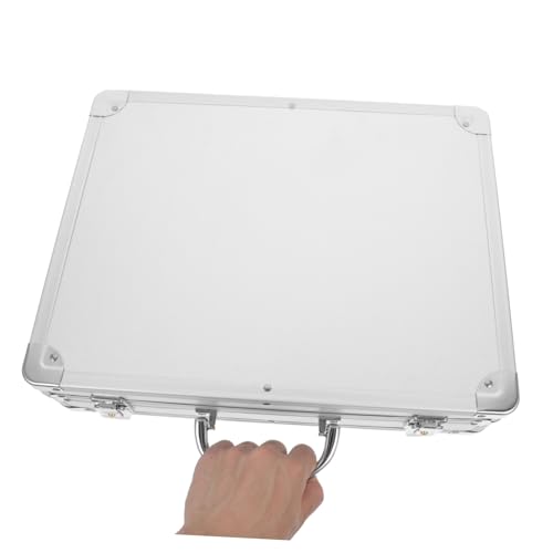 Housoutil Aluminum Tool Cases Metal Suitcase Briefcases for Men Portable Workstation Aluminum Storage3