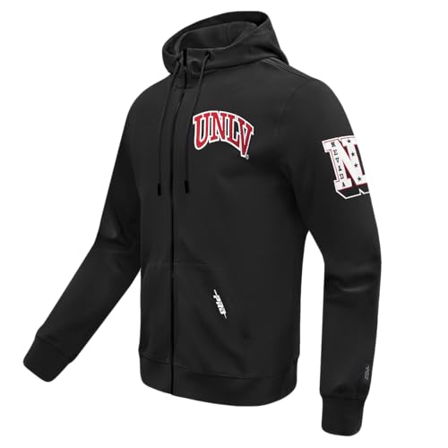 Image of Pro Standard Mens College Classic Chenille Cotton Double Knit Full Zip Hoodie