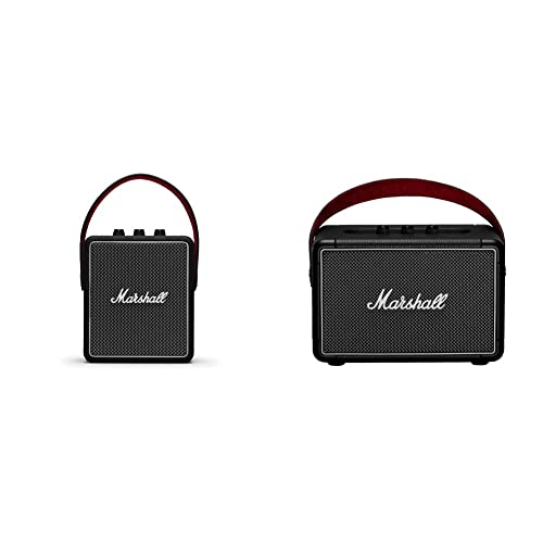 Marshall Stockwell II Portable Bluetooth Speaker - Black & Kilburn II Portable Bluetooth Speaker - Black (1002634)
