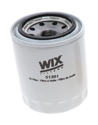 WIX 51391 Oil Filter Replacement, Built for Synthetic and High Mileage Oil - Compatible with Massey-Ferguson, Chevrolet Tracker (01-04), Suzuki (99-08), Toro, Transicold Refrigeration Units