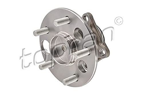 TOPRAN Juego de cojinete de rueda 600 249 eje trasero ambos lados Diámetro exterior: 152mm Rodamiento integrado en buje de rueda con perno de anclaje con sensor ABS incorporado Compatible con TOYOTA