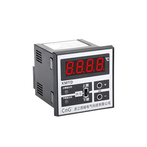 Termostato digital K PT100 de 0-600 grados con doble salida de relé CA 220V para control térmico