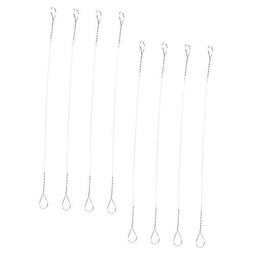 MAGICLULU Affettatrice per Formaggio in Filo Metallico Acciaio Inox 8 Pezzi Filo di Ricambio, Tagliaformaggio Portatile per Burro e Alimenti, Utensile Cucina per Ristorante e Casa