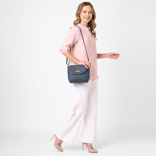 Image of Caprese Vani Medium Sling Bag for Women with Adjustable Strap, Zipper & Magnetic Button Closure | Versatile Handbag with Back Zip for Everyday Use, Travel, and Special Occasions