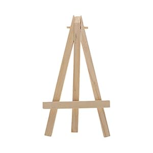 MYA 1 stuk natuurlijk hout mini ezel frame statief statief ezel van hout voor bruiloft nummer, naam, schildersezel van…
