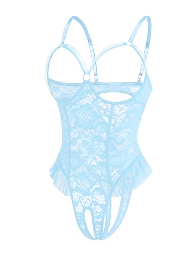 Image of Avidlove Women One Piece Lingerie Sexy Lace Babydoll Mini Bodysuit