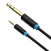 VENTION 6.6FT 24K 15U Gold Plated 3.5mm 1/8" Male to 6.35mm 1/4" Male TRS Stereo Audio Cable with PVC Infection Molding Shell Design for iPhone, iPod, Laptop,Power Amplifier,Microphone and Guitar ¡­
