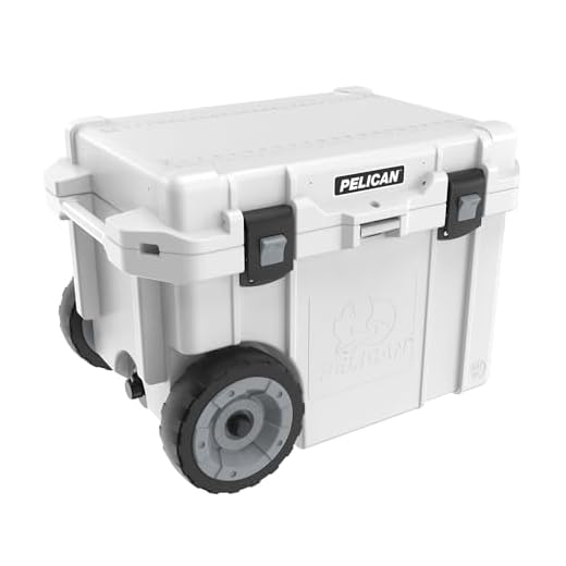 Pelican Elite 45 Quart Wheeled Cooler (White)