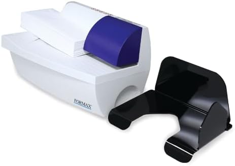 Formax FD 442 Envelope Opener; Letter; Sensor Automatically Starts/Stops Feeding; Processes Up to 200 Envelopes per Minute; Compact Design; Freestanding Adjustable Catch Tray; 100-240 VAC 50/60 Hz