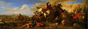 Peinture à l'huile After The Battle Monsu Leandro - Habillez vos murs vides