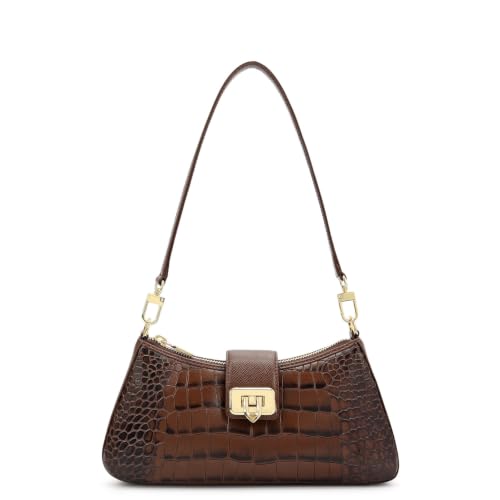 Da Milano brown leather shoulder bag – image 1