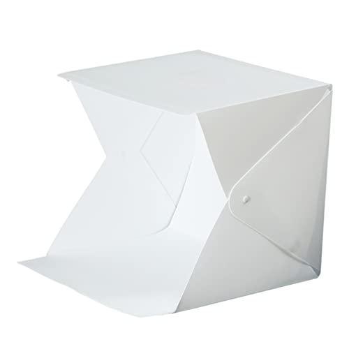 1 Set Box Fotografico Professionale con Softbox Illuminato Design per Piccoli Oggetti Sfondi Colorati per Fotografia