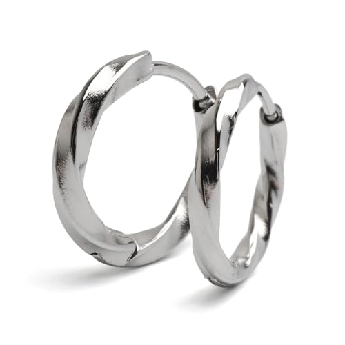 [silver KYASYA] XeX  t[vsAX cCXgsAX ςȂok Vv S̋AΉ S[h Vo[ 2mm 5TCY 2_ fB[X i15mm^Cvj