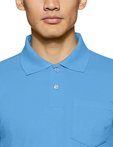 Image of Rupa Bumchums Men Super Combed Cotton Solid Half Sleeve Club Collar Polo Regular Fit T-Shirt with Chest Pocket