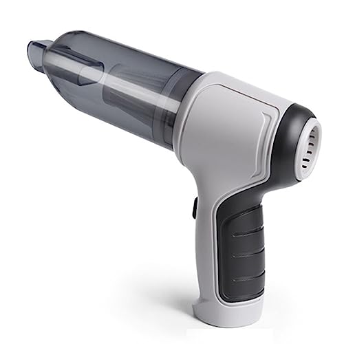 EUROXANTY Aspirador de Mano | Aspirador inalámbrico con Boquilla-Escoba | Limpiador de Coche con Batería Recargable | Aspiradora de Mano de Alta Potencia | Gris