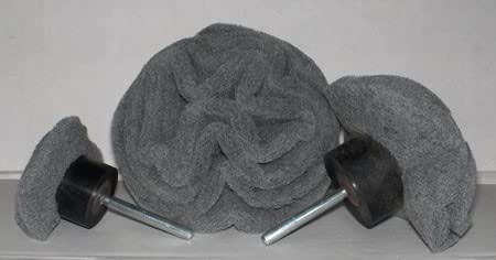 Caswell SCRUBBING Mushroom Buff - 3.5"