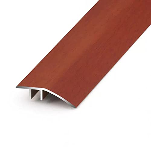 YLLFFLL übergangsprofi Aluminium-Teppichabdeckung Schwellenübergangsleiste, rutschfeste Türbodenverkleidung Breite 42mm Flache Kantenleiste, für Vinylbodenbeläge, Home Walkers Einstiegsrampe Cover
