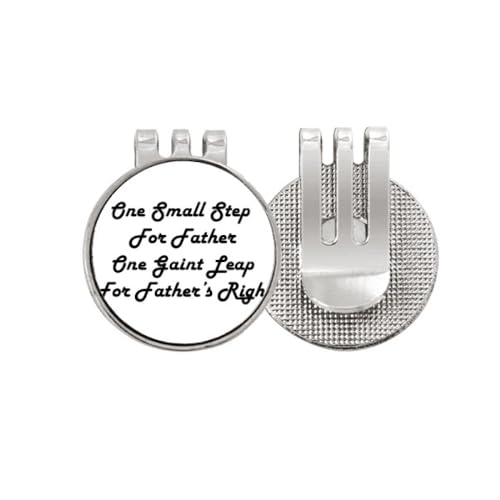 Marqueur de balle de golf magnétique en émail no/no Small Step finition soignée