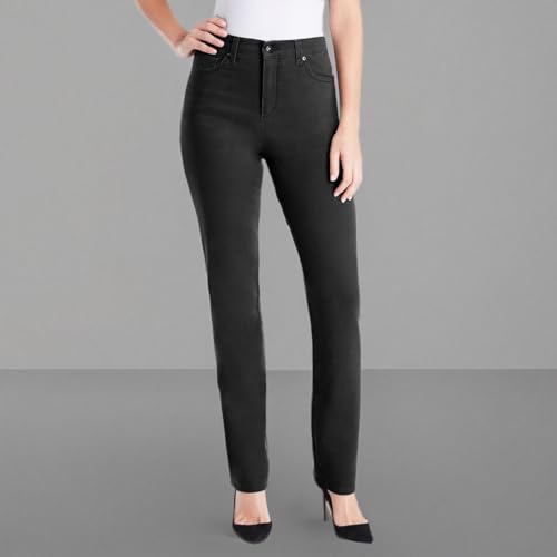 Image of Gloria Vanderbilt Womens Amanda Classic High Rise Tapered Jean Plus Size
