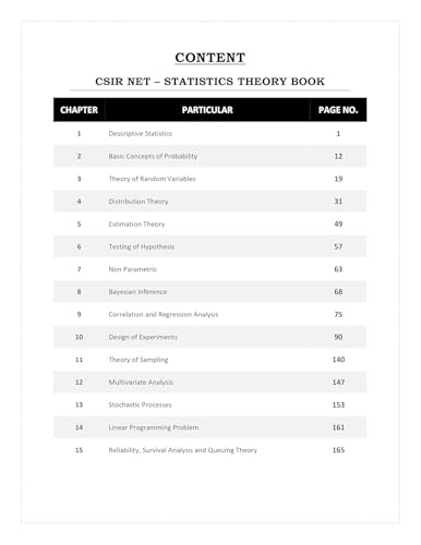 Image of CSIR NET Mathematics Statistics Reference Book | Complete Theory and Fundamental of CSIR NET Mathematical Science Statistics Concepts | Best Seller ... Exams in India | Two Brothers Publications