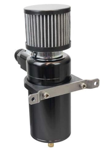 Image of Moroso 85416 Billet Breather Tank Catch Can, Dual Inlet, #12AN Male