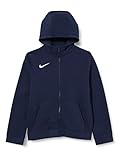 chaqueta nike mujer blanca Tecnología Dri-Fit NIKE CW6891 Y NK FLC PARK20 FZ Hoodie Sweatshirt Boys Obsidian/White L (147/158 cm)