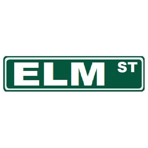 Elm Street Custom Street Sign 6x24" Novelty Sign Home Decor Elm St. Famous Street Sign Horror Movie Novelty Funny Cover