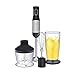 ZOUSHUAIDEDIAN Frullatore a Mano Multifunzione Multi-Function 3-in-1, palmare da frullatore, Frusta Uovo, 500ml smerigliatrice Alimentari, Latte froterra, BPA-Free, Contenitore da 800 ml, 600W, Nero