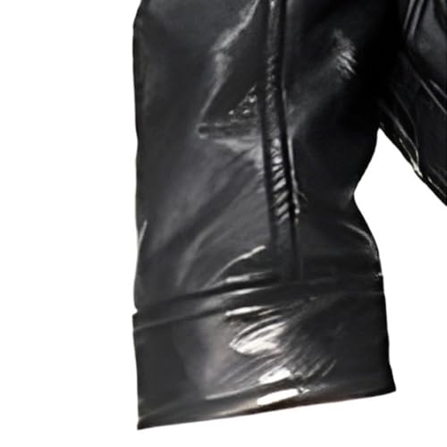 Mens Leather Jacket Stand Collar Moto Jacket Waterproof Motorcycle Jacket Faux Leather Jacket Casual Biker Jacket4