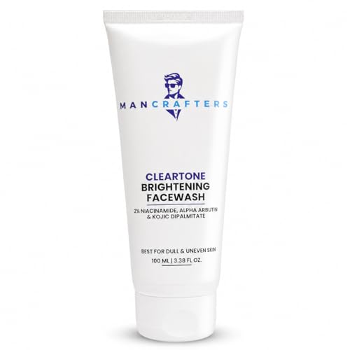 Mancrafters Cleartone Brightening Face Wash for Men | 2% Niacinamide, Alpha Arbutin & Kojic Dipalmitate | For Dark Spots, Pigmentation, Dull & Uneven Skin Tone | Sulphate-Free Face Cleanser | 100 ml - Image 2